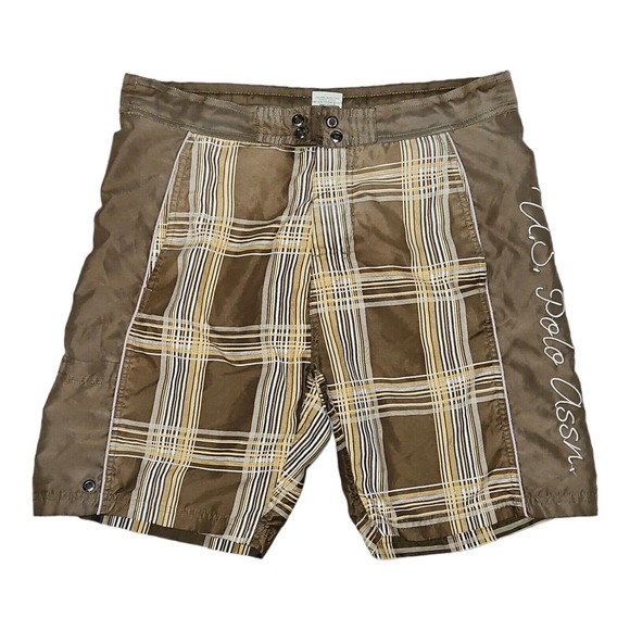 U.S. Polo Assn Swim Trunks Men's Small Hook and Loop - Picture 1 of 8